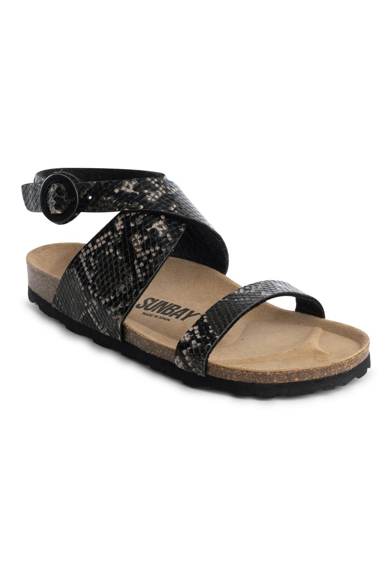 Damen Sneaker | SUNBAY DAWA Riemensandalette black/schwarz - LJ95257 Damen Sneaker | SUNBAY DAWA Riemensandalette black/schwarz - LJ95257