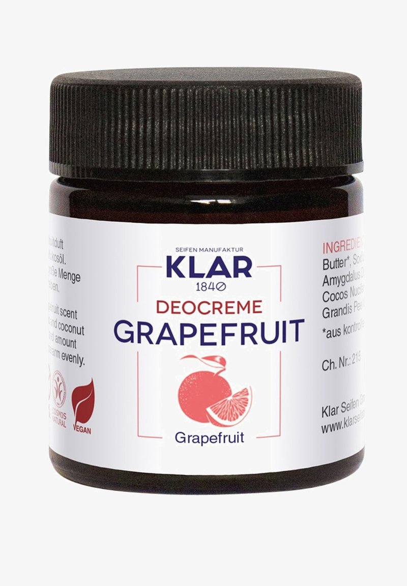 Klar Seifen - DEO CREME GRAPEFRUIT - Deodorant - weiß, Vergrößern