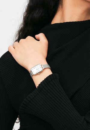 QUADRO ROMAN NUMERALS - Orologio - silver-coloured