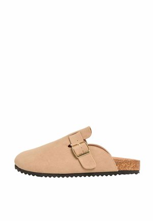 REGULAR FIT - BUCKLE COMFORT  FIT - Træsko - stone