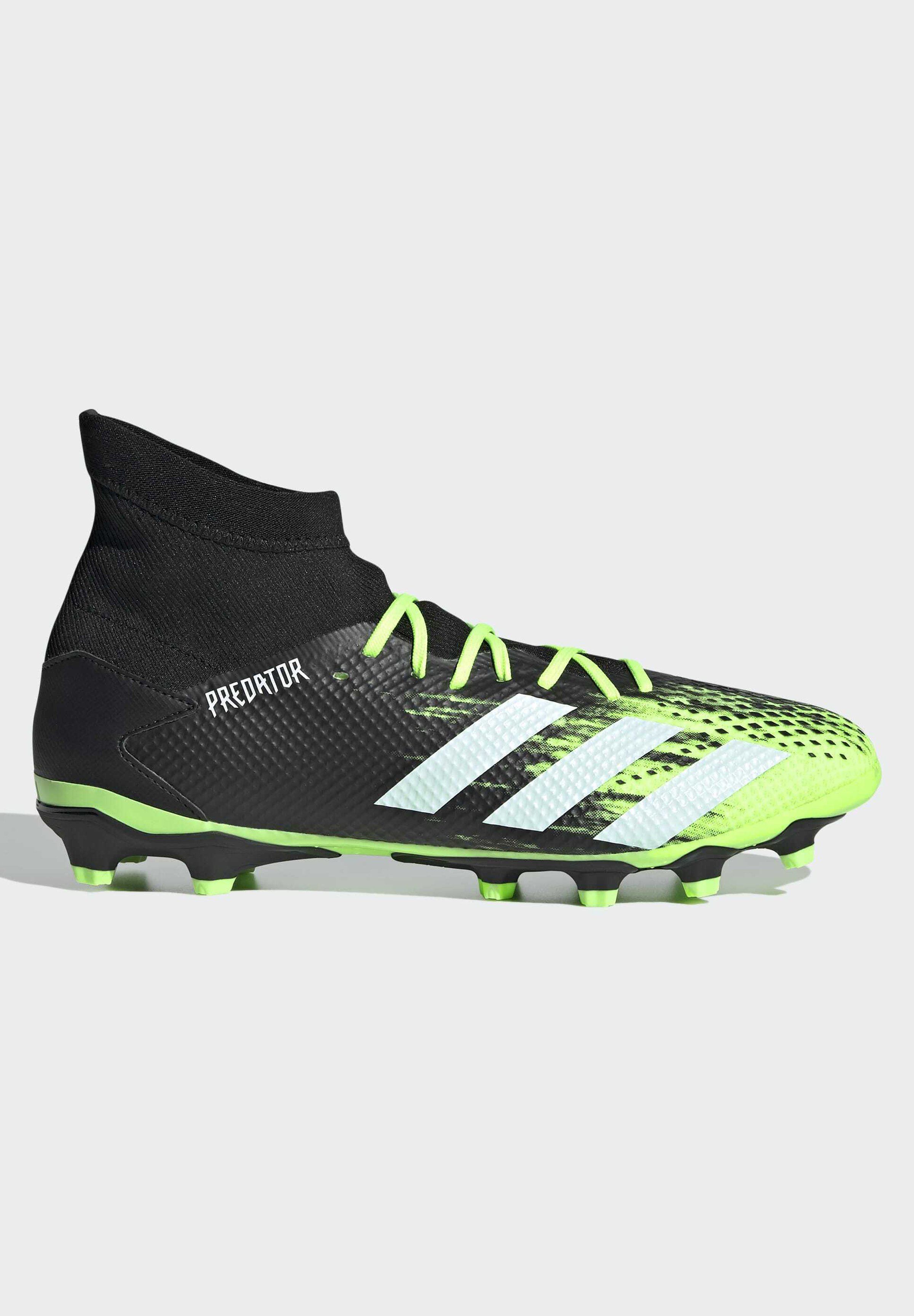 green predator football boots