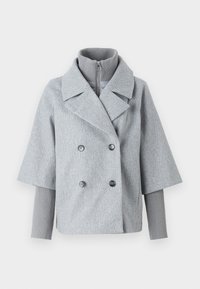 JDYHANNAH SHORT JACKET  - Veste mi-saison - medium grey melange
