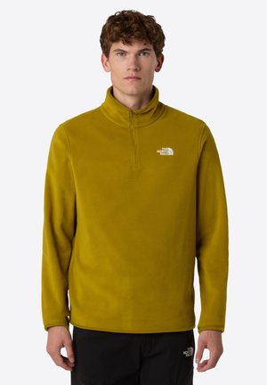 M GLACIER FLEECE 1/4 ZIP JACKET - Fleecepaita - deep dijon