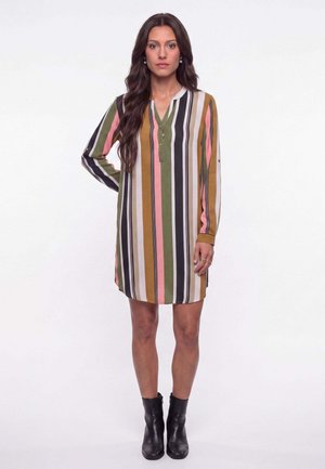Kaffe, Vestito casual - green / pink stripe print