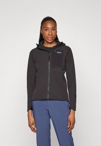 Patagonia - CROSSSTRATA HOODY - Hardshell-jakke - black Miniaturebillede 1