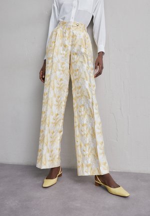 CO|TE LARA - Pantaloni - yellow