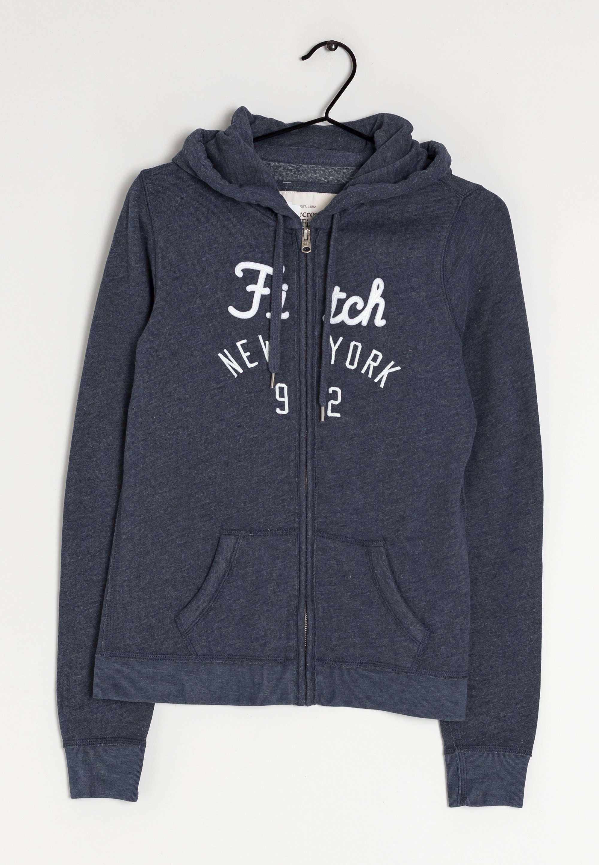 Abercrombie Fitch Sweat zippé blue/bleu (Seconde main) ZALANDO