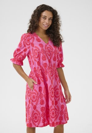 Culture CUtia Aidy Broderi Anglais - Day dress - fuchsia pink