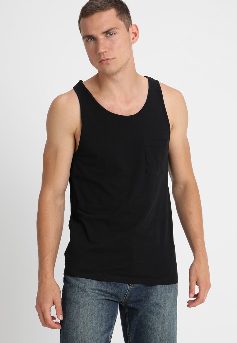 YOURTURN 3 PACK Topper black Zalando.no YOURTURN TANK - Topper - black