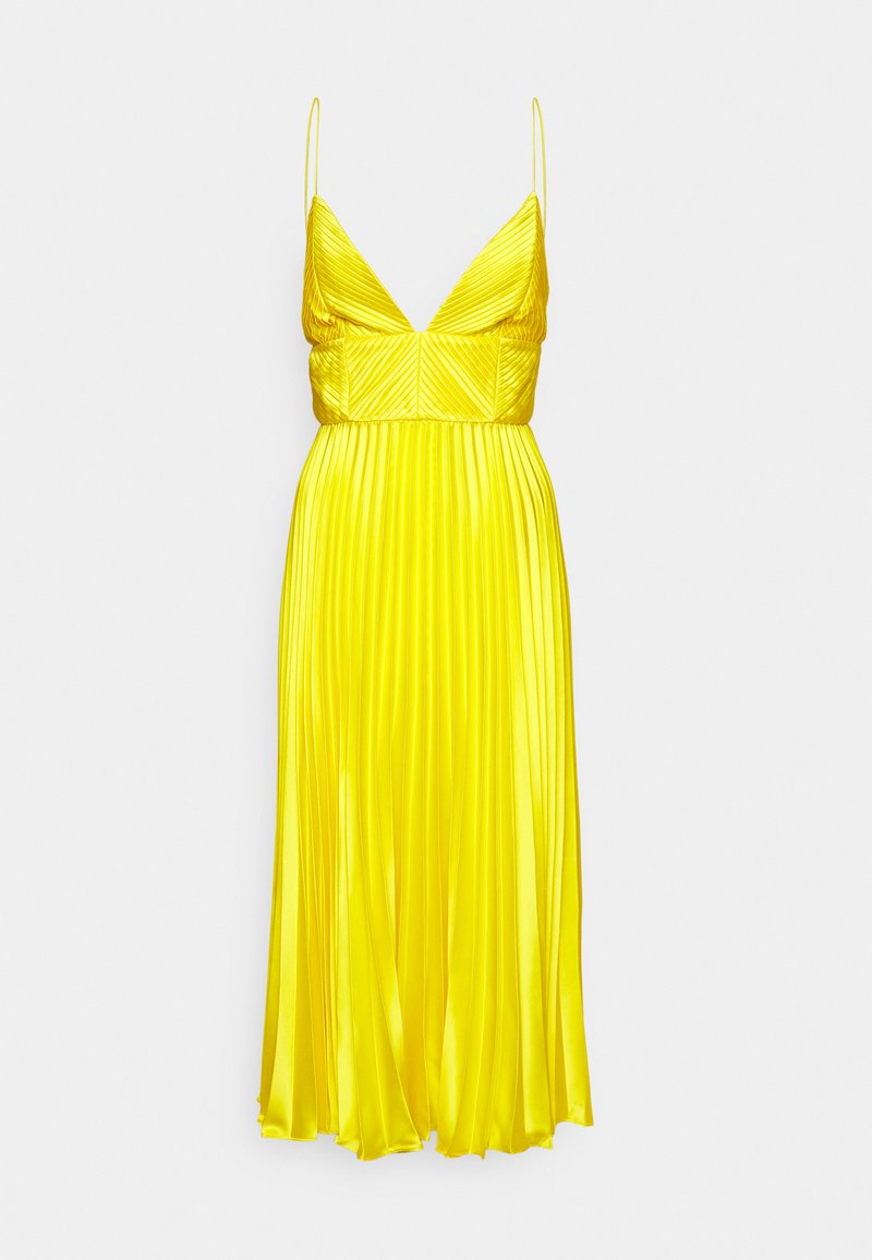 AMUR Cocktailjurk lichtgeel