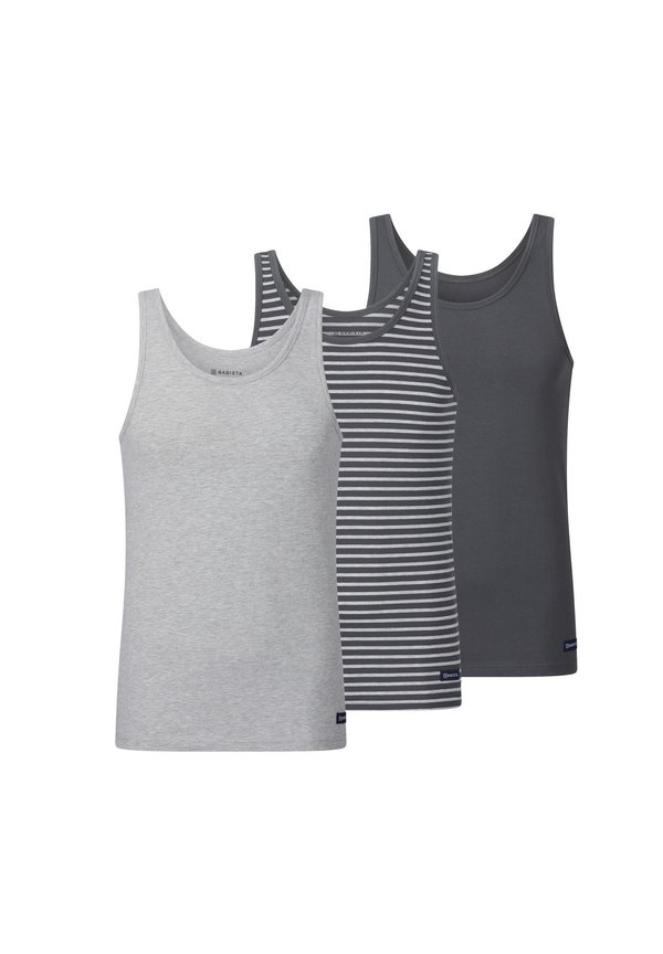 3ER PACK  - Unterhemd/-shirt - grau