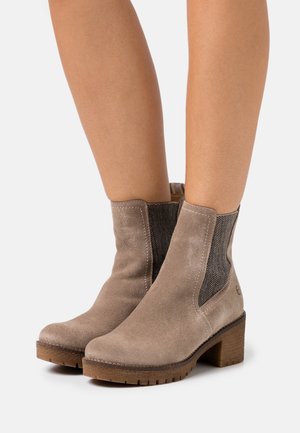 Tamaris, Bottines à plateau - taupe
