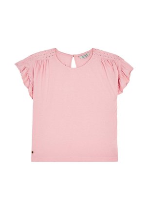 RUFFLE - Print T-shirt - pink