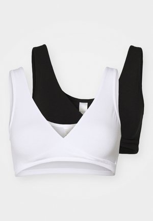 PETITE FLEUR BY LASCANA NURSING BRA 2 PACK - Soutien-gorge triangle - weiß + schwarz