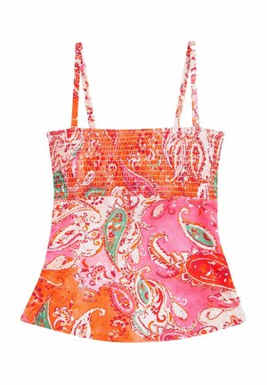 Next REGULAR FIT - Bikiniöverdel - orange pink paisley