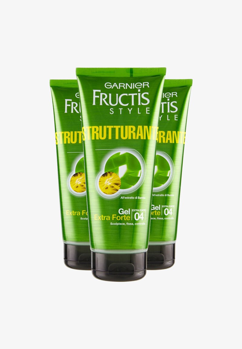 Garnier - GEL PER CAPELLI FRUCTIS STYLE, EFFETTO EXTRA FORTE - 3 PACK - Gel per capelli - effetto extra forte, Ingrandire