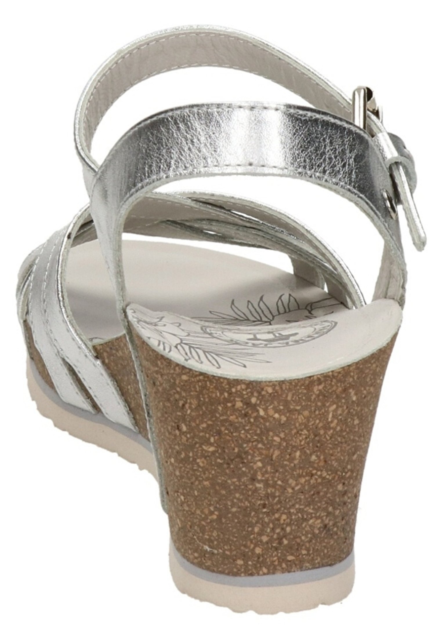 Panama Jack PANAMA - Sandalen met sleehak - zilver/zilverkleurig -  Zalando.nl