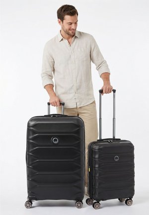 Delsey Paris, METEOR 4 ROLLEN KOFFERSET 2-TEILIG MIT DEHNFALTE UNISEX  - Set de valises - deep black