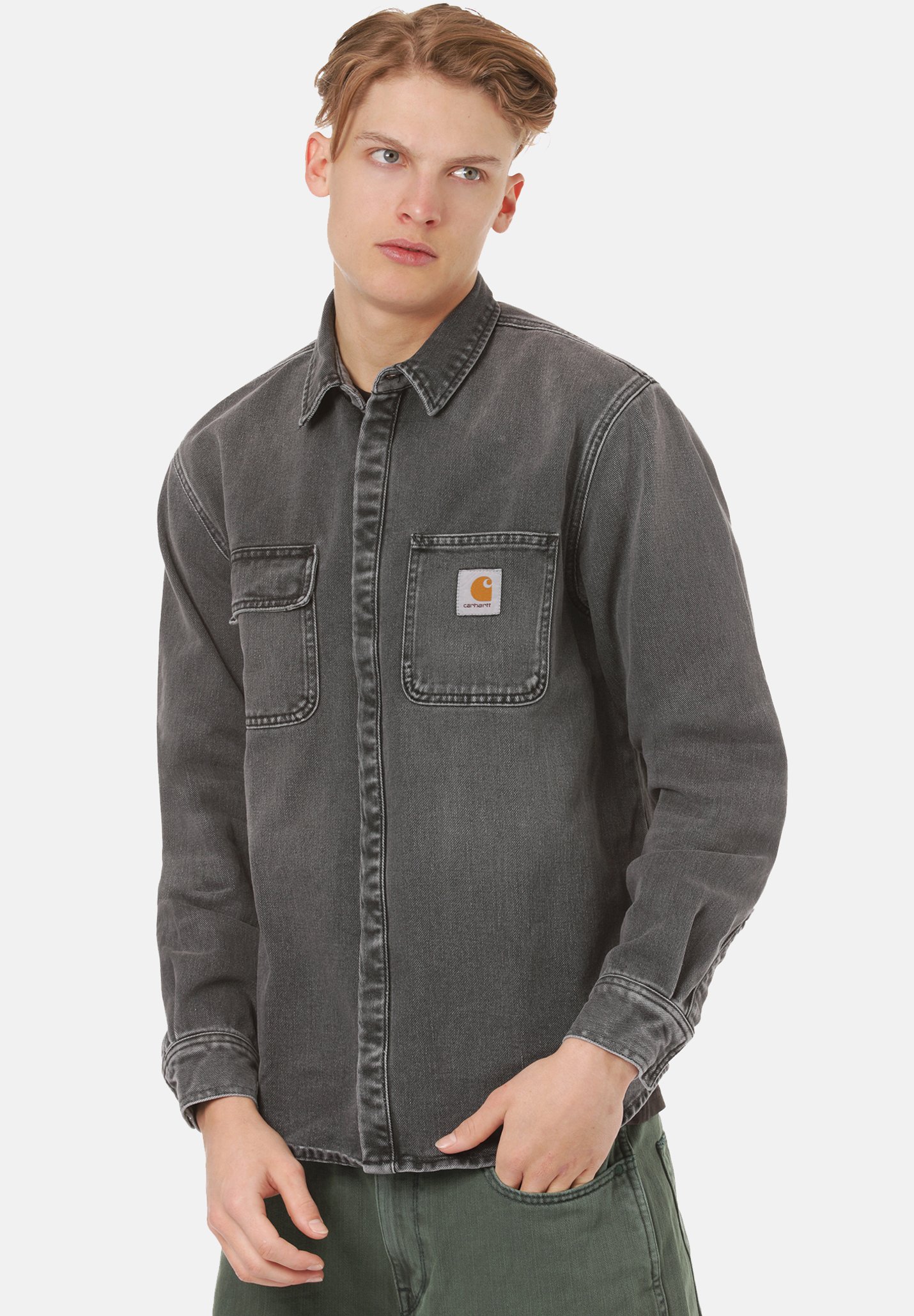 bleached carhartt shirt