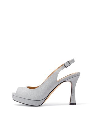 Scarpe con plateau - argento
