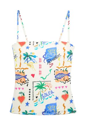 Marks & Spencer, PRINTED BANDEAU TANKINI TOP - Bikinitop - multi