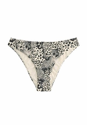 Spodný diel bikín - black white leopard