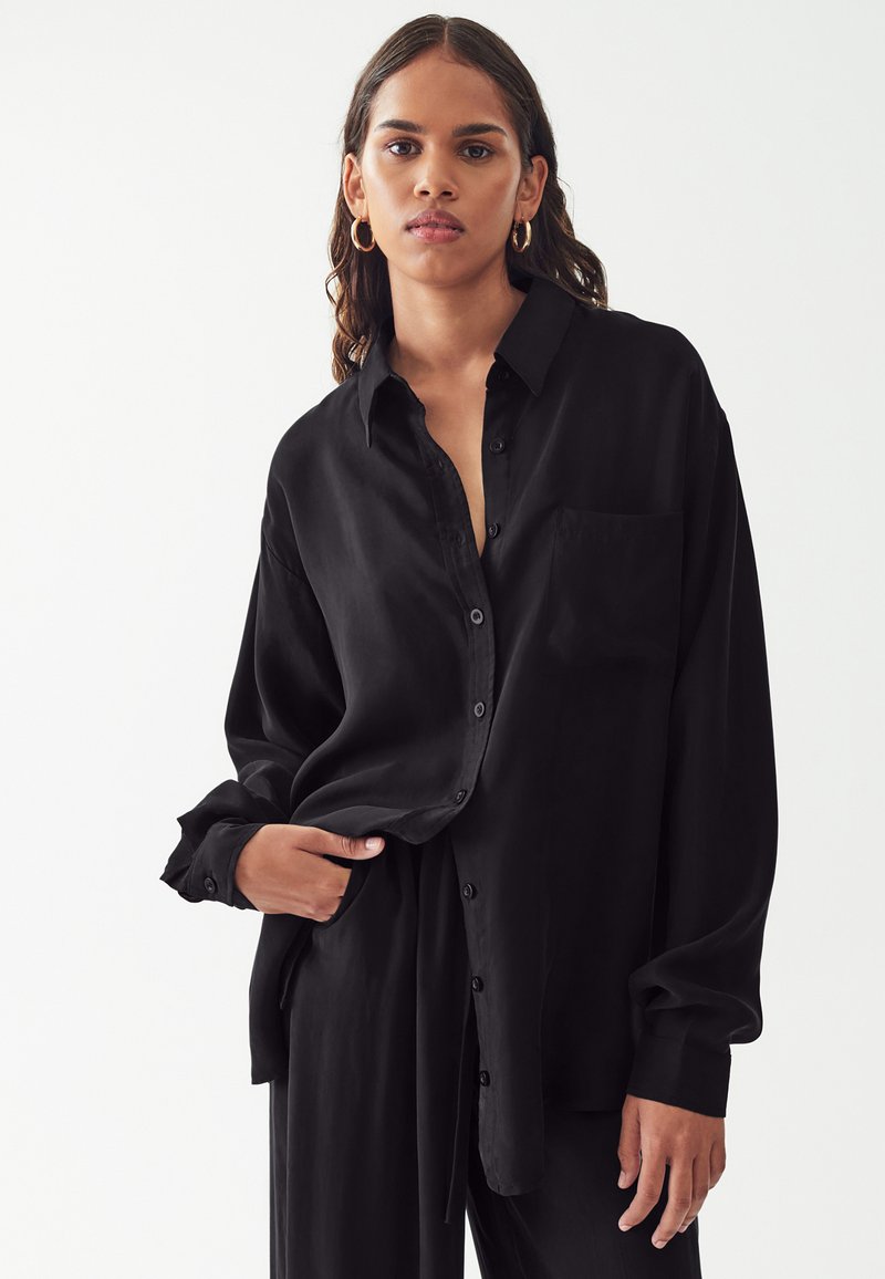 CALLI CUPRO - Camicia - black