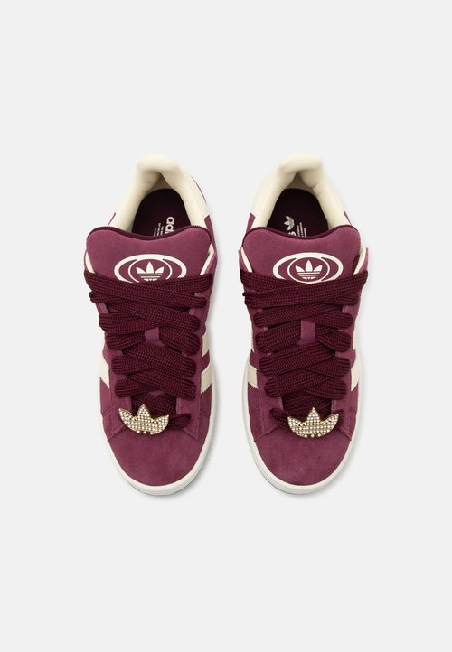 adidas CAMPUS 00S - Skate shoes - maroon/warm vanilla/gold-coloured metallic — photo 4