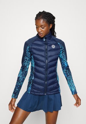 DANIA TECH JACKET - Chaqueta de entrenamiento - dark blue/aqua