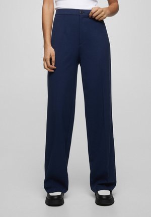 Pantalones - mottled dark blue