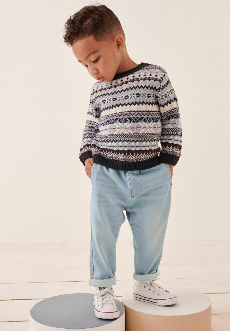 Next WITH COMFORT STRETCH  - Sirgete säärtega teksad - light wash