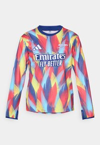 adidas Performance ARSENAL FC 25/26 PRE-MATCH WARM TOP - Klubové oblečenie - victory blue/pure ruby/bright yellow/bright cyan