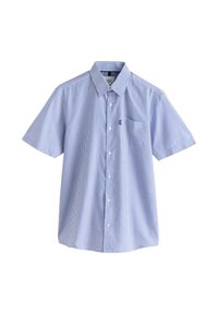 Next REGULAR FIT - EASY IRON SHORT SLEEVE OXFORD 2 PACK   - Overhemd - blue bengal blue dobby