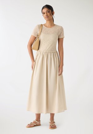 Terranova, LUNGO CON - Vestito lungo - beige chiaro