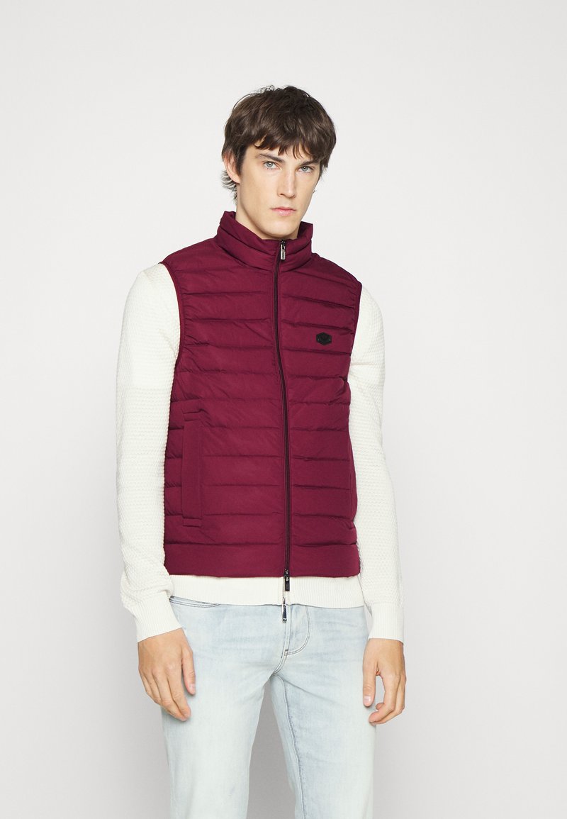 Emporio Armani DOWN WAISTCOAT - Colete - bordeaux