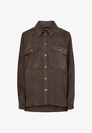 Pieces, PCEFFI SHIRT - Blusa - hot fudge