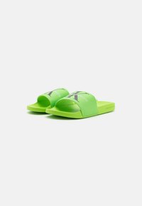 Calvin Klein Jeans SLIDE MONOGRAM  - Ciabattine - jasmine green/black