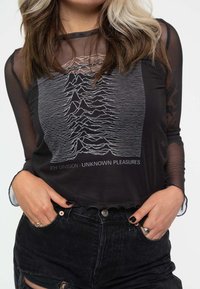 Paradiso Clothing DIVISION UNKNOWN PLEASURES  - Long sleeved top - black