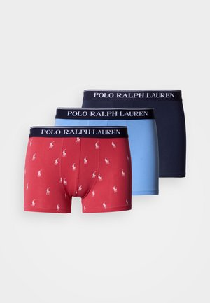 TRUNK 3 PACK - Boxer aderenti - navy/blue/red