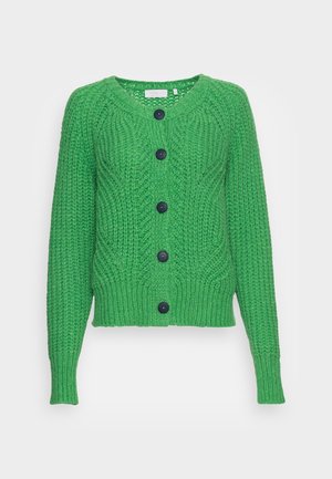 CARDIGAN CHUNKY - Neuletakki - ever green