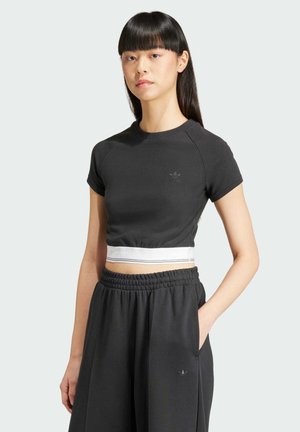 adidas Originals TAPE WAISTBAND - T-shirt basic - black