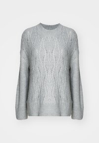 ONLLEISE FREYA HIGH NECK  - Svetr - medium grey melange