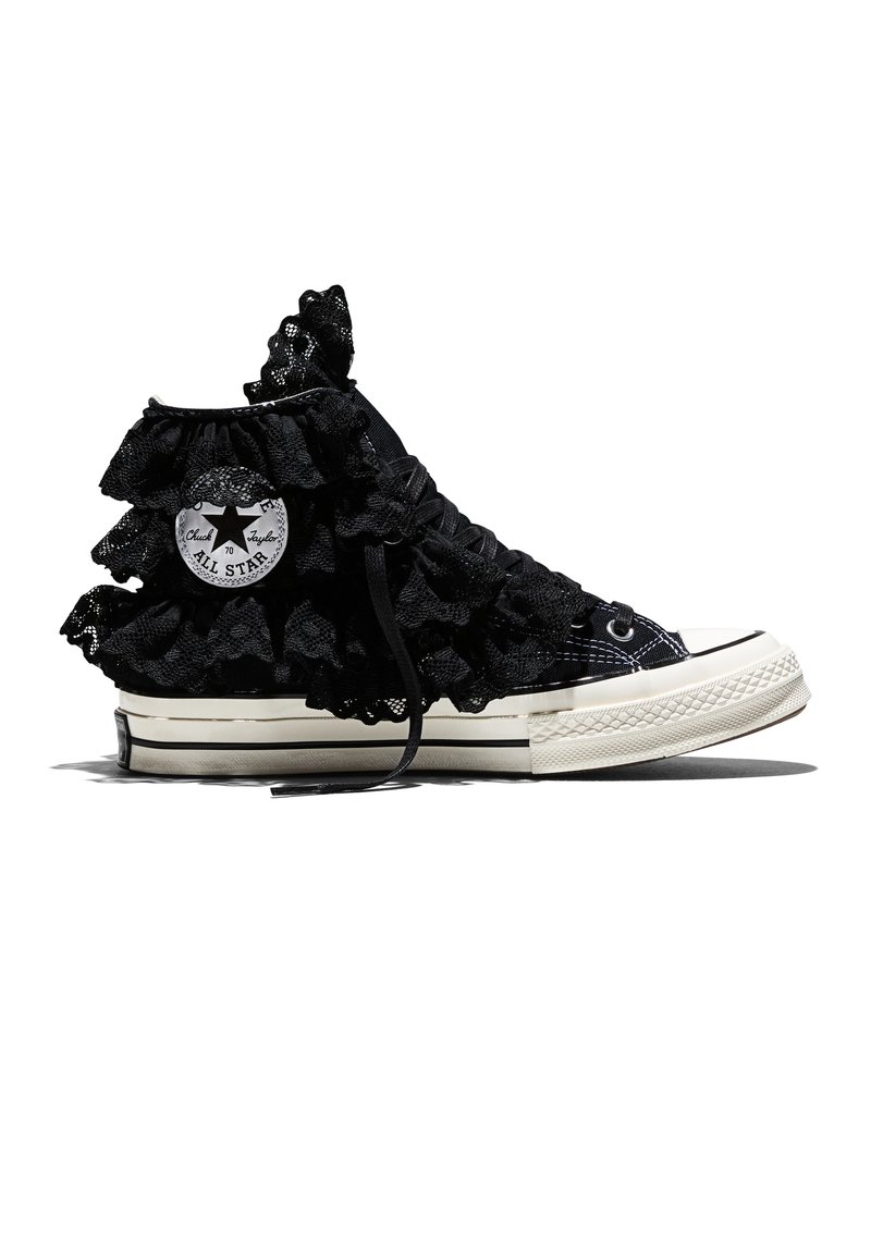 Converse CHUCK FLOURISH - Sneaker high - black crochet/schwarz - Zalando
