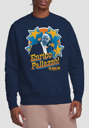 Cotton Soul NAKED GUN ITS ENRICO PALLAZZO - Sweatshirt - dark blue