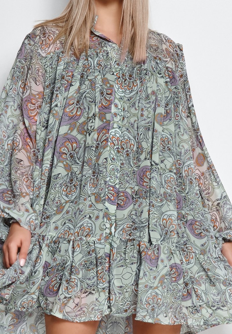 Makadamia Robe chemise - multi-coloured