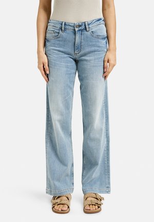 WIDE LEG  - Straight leg jeans - light denim