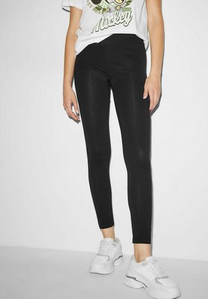2 PACK - Leggings - black