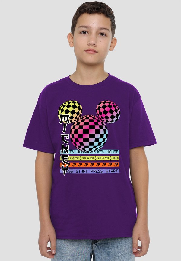 MICKEY MOUSE DIGITAL GRADIENT HEAD - T-Shirt print - purple