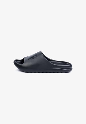 LEONE 1947, CIABATTE DA UOMO LINOSA - SLIPPERS - Sandales de bain - black