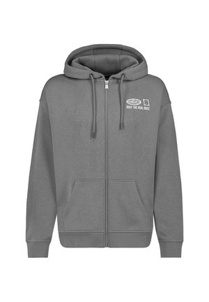 Sublevel BACKPRINT - Zip-up sweatshirt - grey